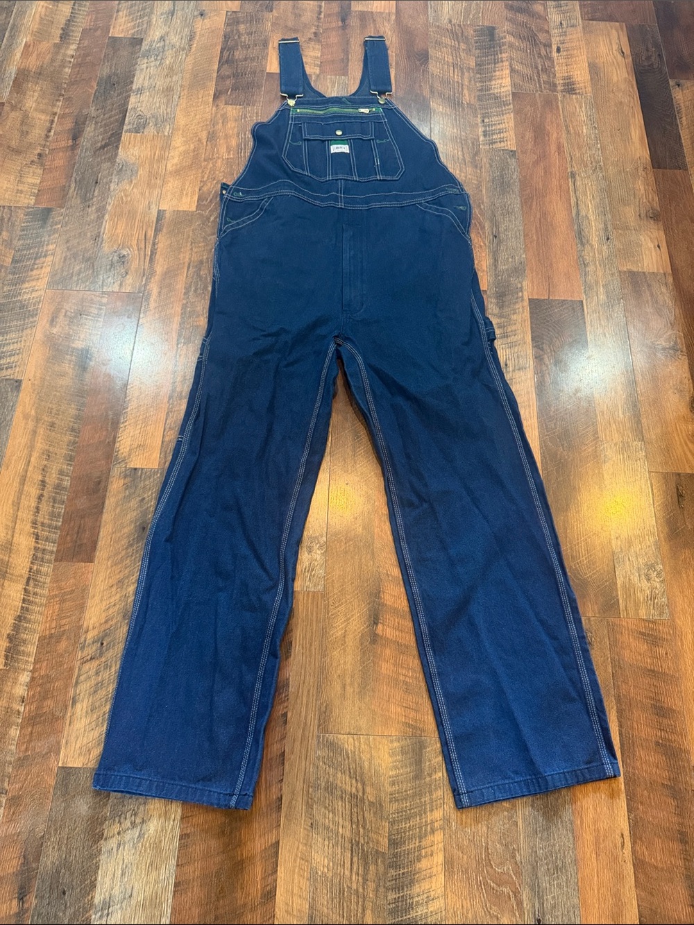 Dark Blue Denim Overalls 38x33 (3275)